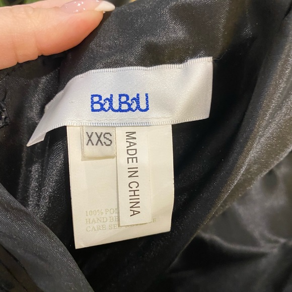 BouBou size XXS short strapless prom/dance dress. Worn once! Amazing condition. - Picture 5 of 5